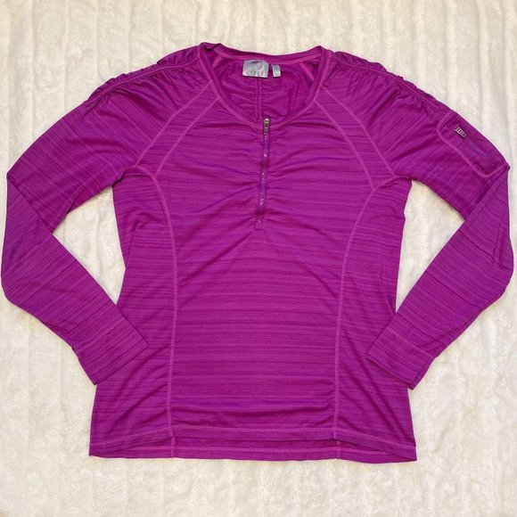 Athleta Tops - Women’s Athleta Purple LS Workout Top